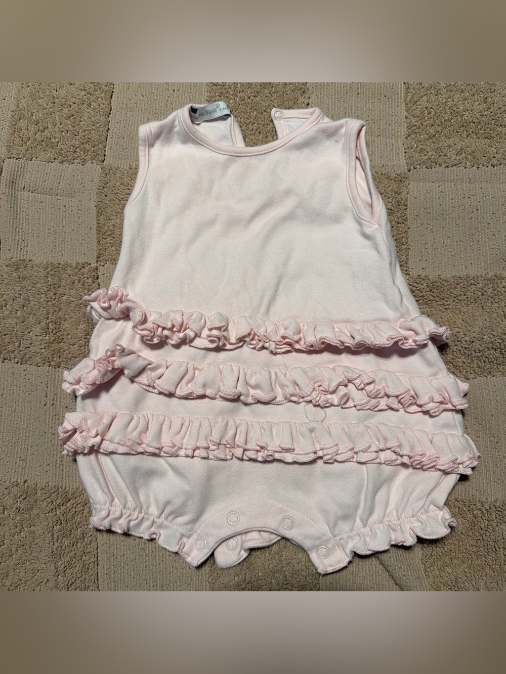 Baby Pink Ruffle One-Piece Bodysuit - Baby